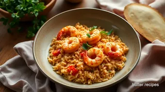 Cook Spanish Rice with Chicken & Shrimp