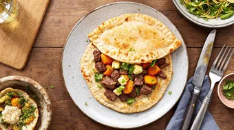 Cornish Pasty with Steak and Sweet Potato