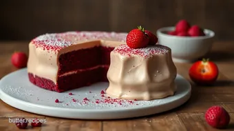 Crimson Velvet Delight Cake