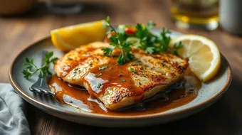 Delicious Chicken Paillard with Sherry Sauce