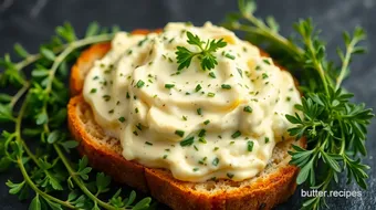 Easy Herbed Butter Spread with Fresh Herbs recipe card