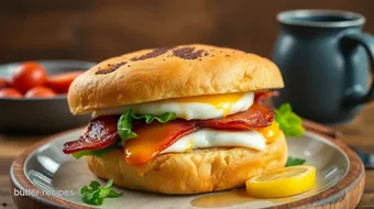 Fry Hearty Bacon Breakfast Sandwich in 20 Min