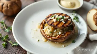 Grilled Portobello Delight with Parmesan