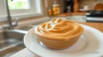 Mix Peanut Butter with Sweet Condensed Milk