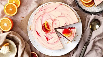 No Bake Blood Orange Cheesecake Recipe