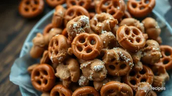 Ultimate Peanut Butter Pretzels: 5 Delicious Sweet & Salty Bites! recipe card