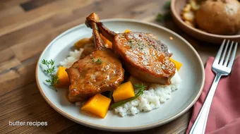 Sautéed Pork Chops with Cabbage & Yams