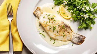 Sole in Lemon Butter Sauce (Sole Meuniere)