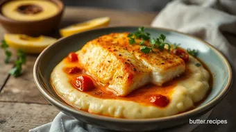 Spicy Cod with Creamy Grits Delight