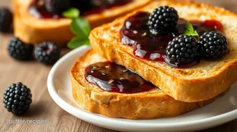 Toast Blackberry Jam Sweet Delight in 20 Min recipe card