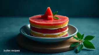 Delicious Watermelon Layer Cake: A Summer Delight recipe card