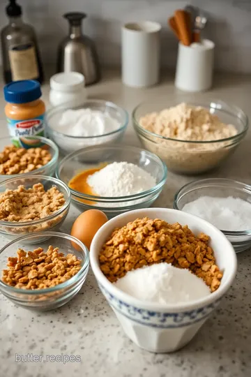 Air Fryer Peanut Butter Cookies ingredients