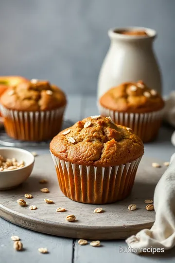 Apple Cinnamon Oat Muffins presentation