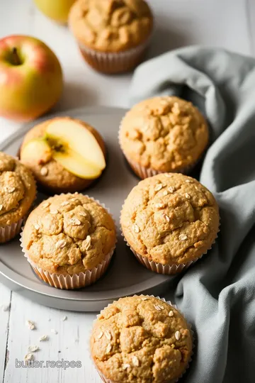 Apple Cinnamon Oat Muffins steps