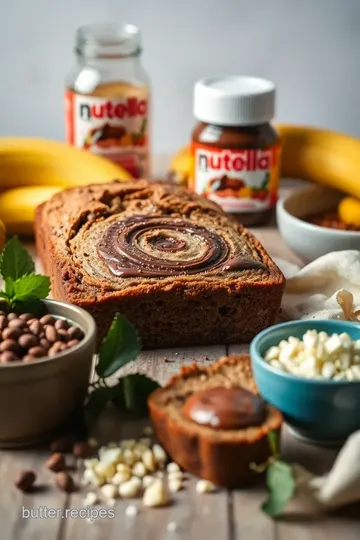 Bake Nutella Banana Bread Delight ingredients