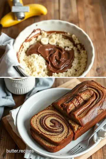 Bake Nutella Banana Bread Delight steps