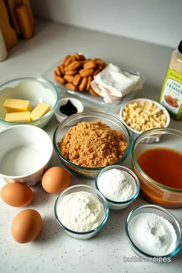 Butter Peanut Crunch Bars ingredients