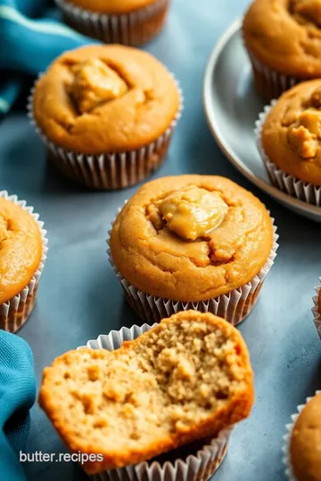 Butterscotch Muffins presentation