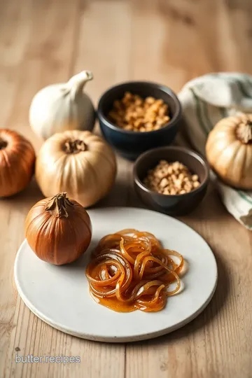 Caramelized Onion Tart ingredients