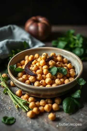 Bake Cheesy Anchovy Chickpeas with Spinach ingredients