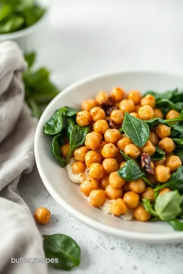 Bake Cheesy Anchovy Chickpeas with Spinach steps