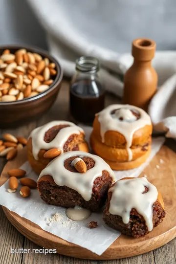 Bake Chocolate Almond Rolls with Glaze ingredients