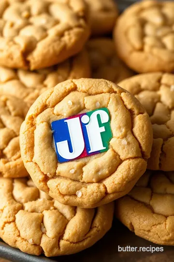 Classic Jif Peanut Butter Cookies presentation