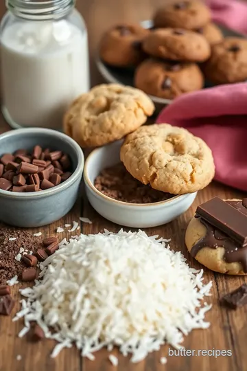 Coconut Chocolate Chip Cookies ingredients