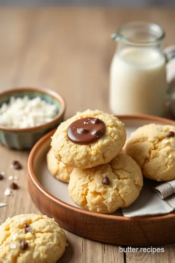 Coconut Chocolate Chip Cookies presentation