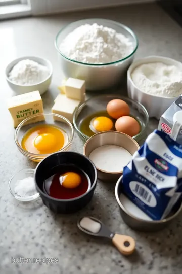 Dutch Butter Cake (Boterkoek) ingredients