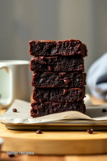 Fudgy Brownies with Rich Chocolate Chips steps