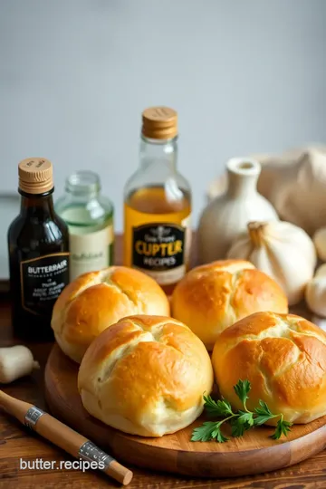 Bake Garlic Butter Dinner Rolls ingredients