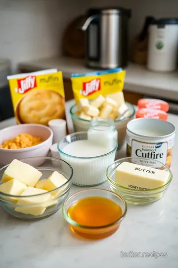 Jiffy Honey Butter Cornbread ingredients