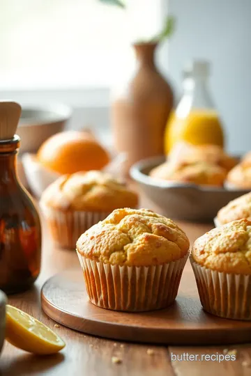 Lemon Poppy Seed Muffins ingredients