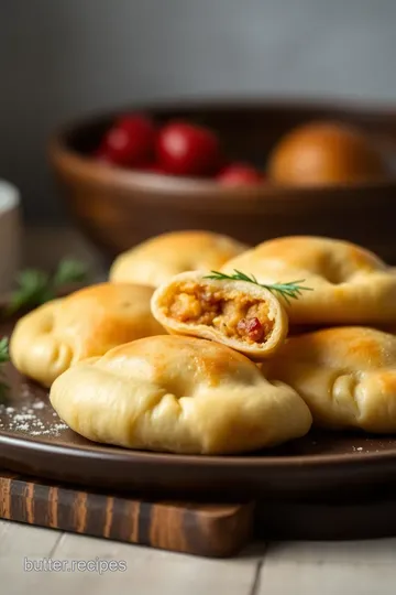 Bake Savory Dough with Flavorful Filling presentation