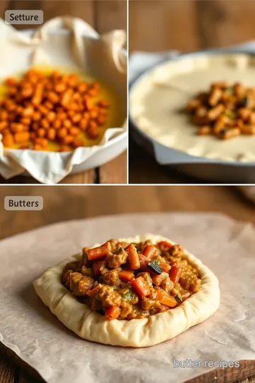 Bake Savory Dough with Flavorful Filling steps