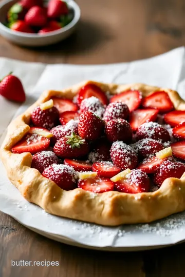 Bake Strawberry Galette - A Flaky Delight steps