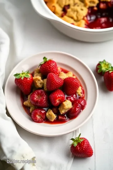 Bake Strawberry Marsala Cobbler Delight steps