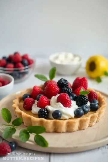 Summer Berry Tart ingredients