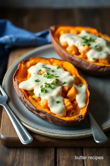 Savory Sweet Potato Casserole presentation