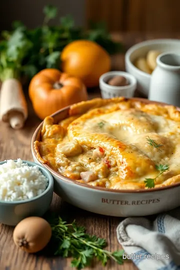 Bake Turkey Marsala Pot Pie Delightfully ingredients