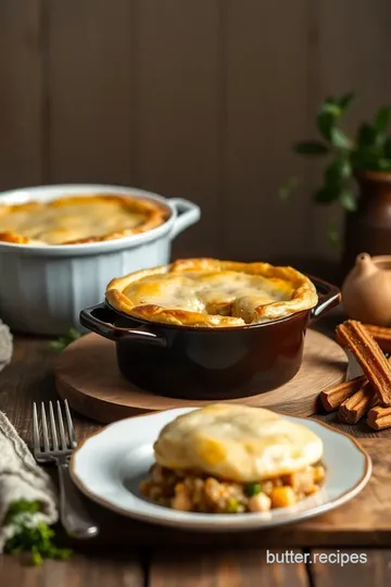 Bake Turkey Marsala Pot Pie Delightfully presentation