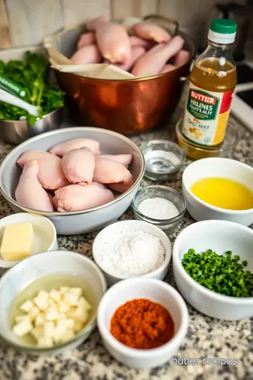 Garlic Butter Chicken Wings ingredients