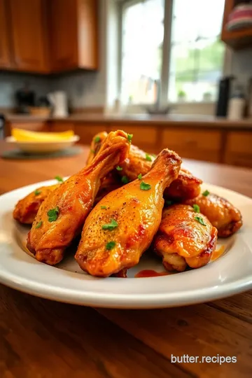 Garlic Butter Chicken Wings steps