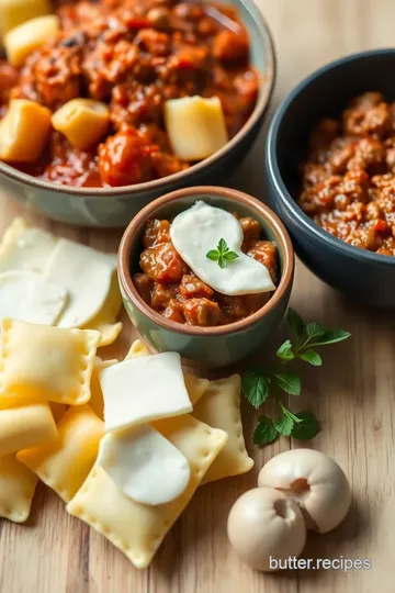 Baked Gnocchi with Hearty Meat Sauce & Melted Mozzarella ingredients