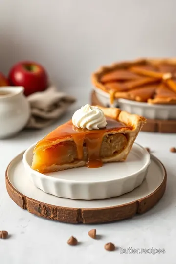 Dulce de Leche Apple Pie Delight presentation