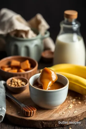 Banana Bread with Caramel & Chocolate Bliss ingredients