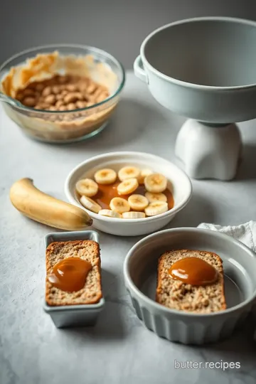 Banana Bread with Caramel & Chocolate Bliss steps