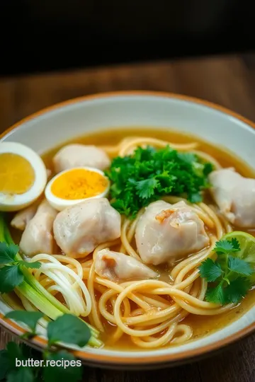 Homemade Chicken Noodle Soup ingredients