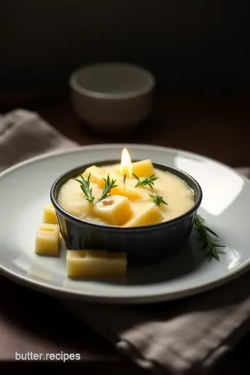 Butter Candle Recipe presentation